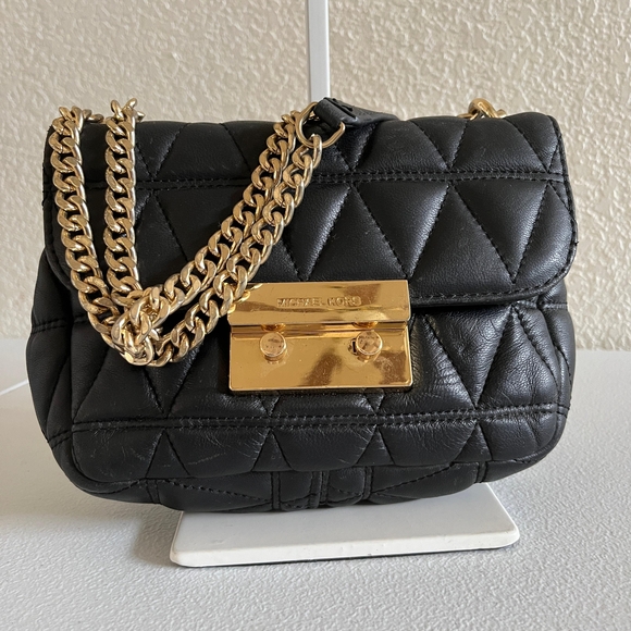 Michael Kors Handbags - Michael Kors Black Sloan Quilted Leather Shoulder Bag